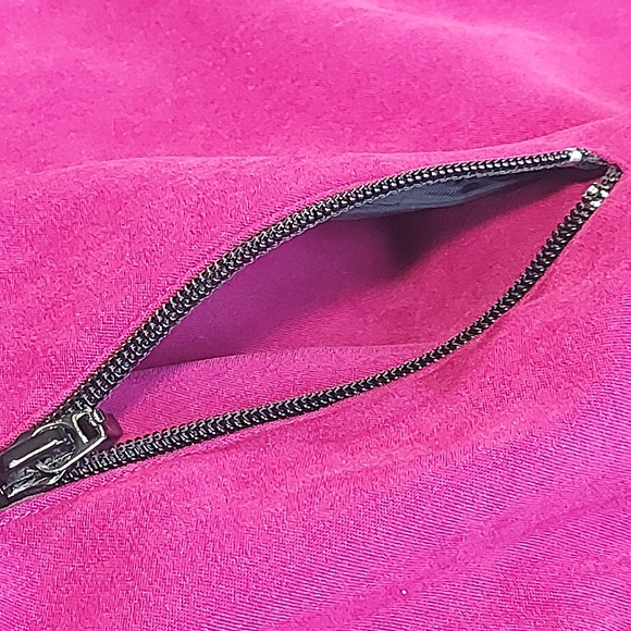 Allison Daley Bright Violet Lined Zip Up Vest, 8P - Picture 6 of 12